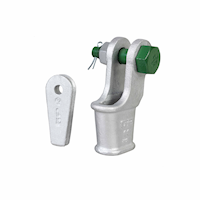 G-6423 Green Pin Wedge socket Product Render 1